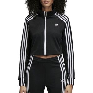 Adidas Firebird Cropped Jacket & Track Pants Set